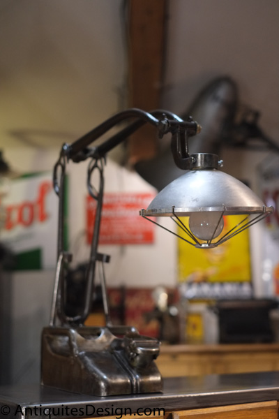 luminaire de bureau steampunk vintage